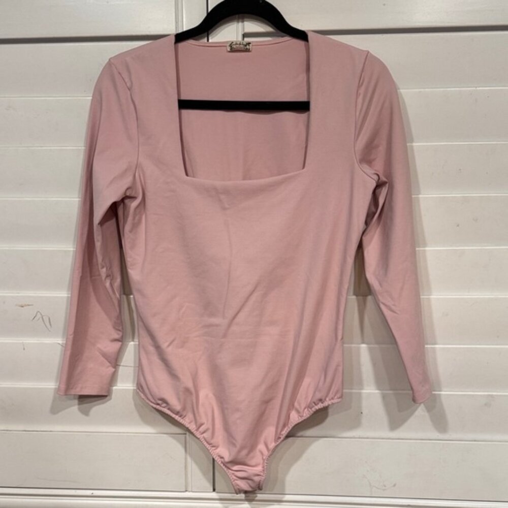 Free People Soft Pink Bodysuit